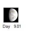 Moon day: 3, Illumination: 5%