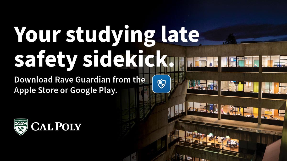 Your studying late safety sidekick - Rave Guardian