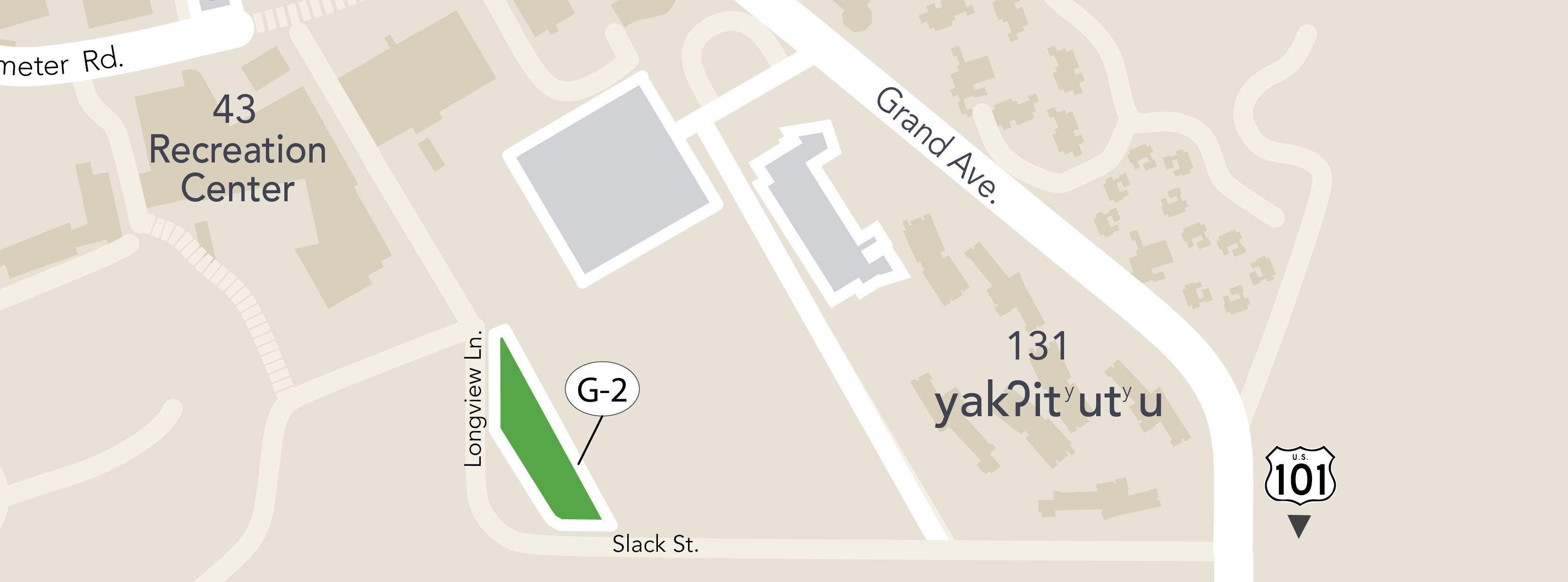 parking Lot G2 map